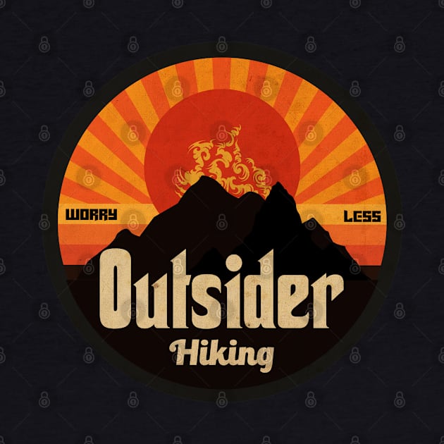 Outsider Hiking by CTShirts